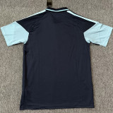 2026-27 Argentina Royal blue Polo Short Sleeve (半拉链)