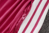 2026-27 RMA Pink Half Pull Tracksuit #B26084(半拉链)
