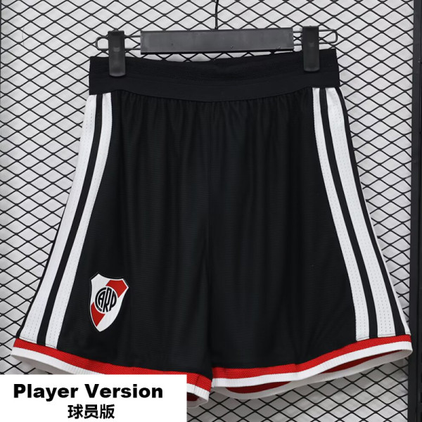 2026-27 River Plate Black Player Training Version Shorts Pants (球员短裤)