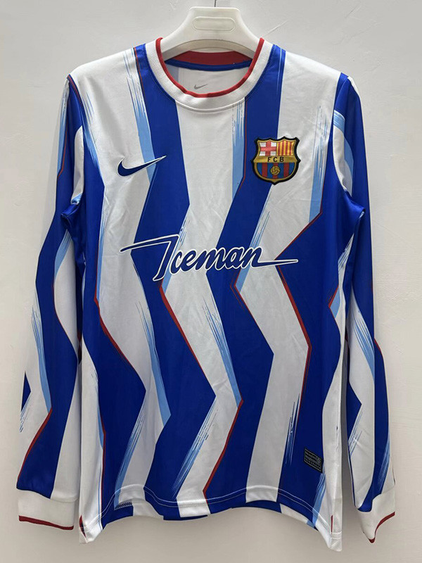 2026-27 BAR Blue Special Edition Long Sleeve Soccer Jersey (长袖)