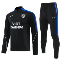 2026-27 ATM Black Half Pull Tracksuit (半拉链)