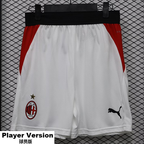 2026-27 ACM Home White Player Version Shorts Pants (球员短裤)