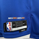 2022-23 Knicks ANUNOBY #8 Blue Top Quality Hot Pressing NBA Jersey