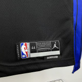 2025-26 Knicks ANUNOBY #8 Black Top Quality Hot Pressing NBA Jersey (Trapeze Edition) 飞人版