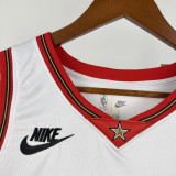 2025-26 76ERS JAMES #23 White Retro Top Quality Hot Pressing NBA Jersey (V领)