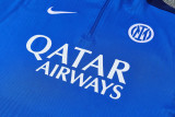 2026-27 INT Fancy blue Half Pull Tracksuit (半拉链)