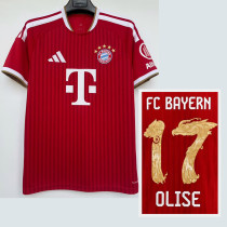2026-27 Bayern Home OLISE #17 Fans Soccer Jersey (HK Special Edition)