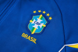 2026-27 Brazil Fancy blue Jacket Tracksuit #A26071