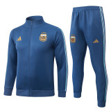 2026-27 Argentina Gray Blue Jacket Tracksuit #A26080