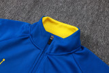 2026-27 Brazil Fancy blue Jacket Tracksuit #A26071