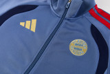 2026-27 Bayern Blue gray Jacket Tracksuit #02