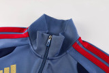 2026-27 Bayern Blue gray Jacket Tracksuit #02