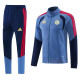 2026-27 Bayern Blue gray Jacket Tracksuit #02