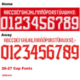 2026-27 Benfica Home Long Sleeve Soccer Jersey (长袖)