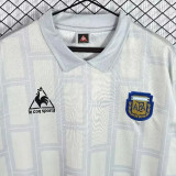 1986 Argentina Gray Goalkeeper Long Sleeve Retro Soccer Jersey (长袖)