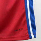 2022-23 76ERS BROWN #7 Red Top Quality Hot Pressing NBA Jersey (Trapeze Edition) 飞人版