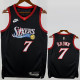 2025-26 76ERS BROWN #7 Black Top Quality Hot Pressing NBA Jersey (V领)