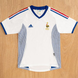 2002 France Away Retro Soccer Jersey