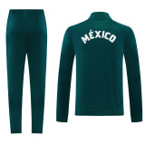 2026-27 Mexico Dark green Jacket Tracksuit #07