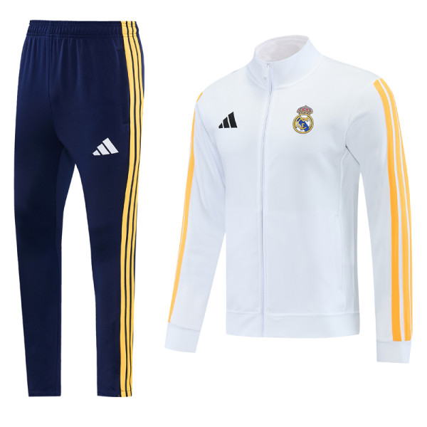 2026-27 RMA White Jacket Tracksuit #01