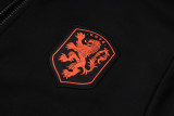 2026-27 Netherlands Black Jacket Tracksuit # A26083