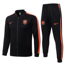 2026-27 Netherlands Black Jacket Tracksuit # A26083
