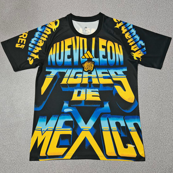 2026-27 Tigres UANL Black blue Training shirts