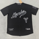 2026-27 Mamba  # 24 Black Casual Edition Baseball Jersey