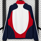 2007-2008 France Royal blue Retro Windbreaker