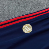 2026-27 Bayern Royal blue Windbreaker Suit (Hoodie)(风衣套装)