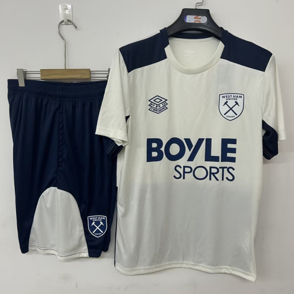 2026-27 West Ham White Training Short Suit