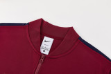 2026-27 BAR Brown Red Jacket Tracksuit #01