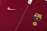 2026-27 BAR Brown Red Jacket Tracksuit #01