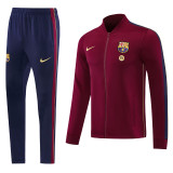 2026-27 BAR Brown Red Jacket Tracksuit #01