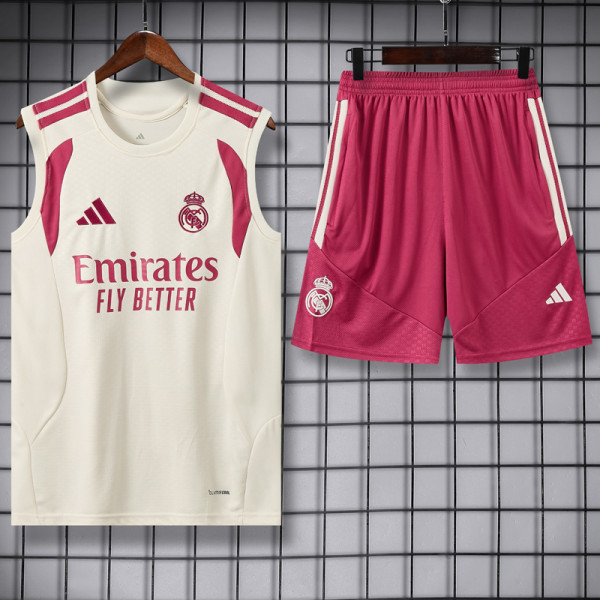 2026-27 RMA Khaki Tank top and shorts suit