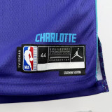 2022-23 HORNETS KNUEPPE #7 Purple Top Quality Hot Pressing NBA Jersey (Trapeze Edition) 飞人版