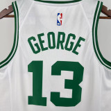 Celtics GEORGE #13 White Top Quality Hot Pressing NBA Jersey