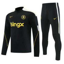 2026-27 CHE Black Half Pull Tracksuit (半拉链)