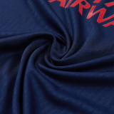 2026-27 PSG Royal blue Half Pull Tracksuit (半拉链)