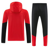 2026-27 Man Utd Red Windbreaker Suit (Hoodie)(风衣套装)