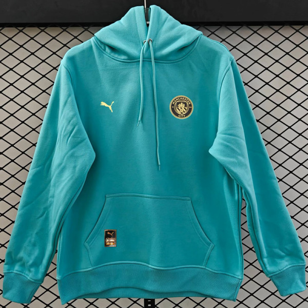 2026-27 Man City Light green Hoody 浅绿色(加绒)