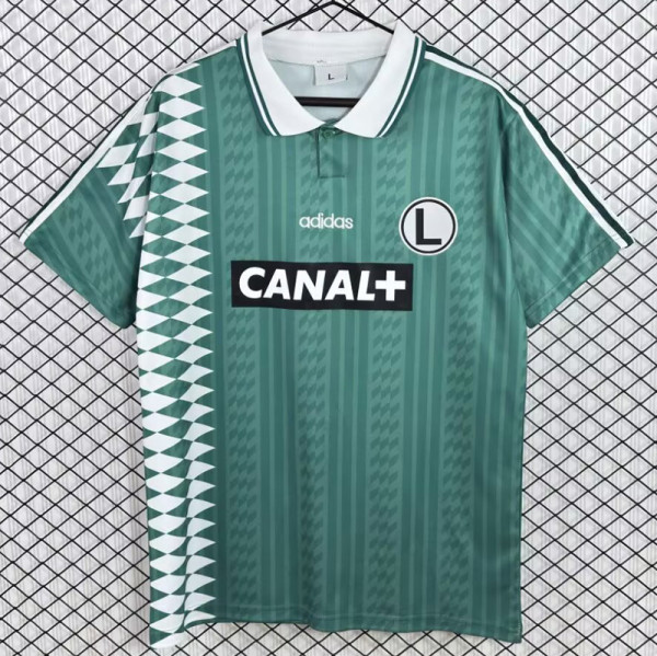 1995-1996 Legia Warszawa Home Retro Soccer Jersey