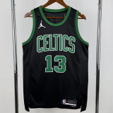 2022-23 Celtics GEORGE #13 Black Top Quality Hot Pressing NBA Jersey (Trapeze Edition) 飞人版