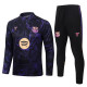 2026-27 BAR Black Purple Half Pull Tracksuit # B26099(半拉链)