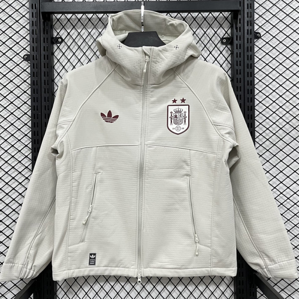 2026-27 Spain Khaki Outdoor Jackets #K8801冲锋衣