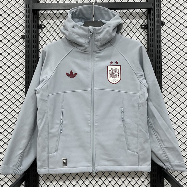 2026-27 Spain Light blue Outdoor Jackets #K8801冲锋衣