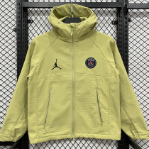 2026-27 PSG Jordan Yellow Green Outdoor Jackets #K8802冲锋衣