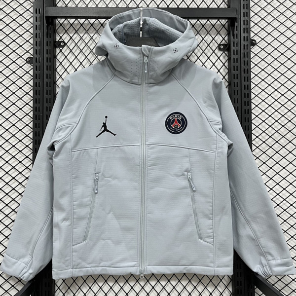 2026-27 PSG Jordan Light blue Outdoor Jackets #K8802冲锋衣