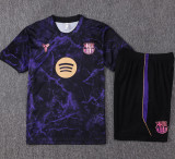 2026-27 BAR Black Purple Training Short Suit #J26084