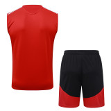 2026-27 River Plate Red Tank top and shorts suit #D26086